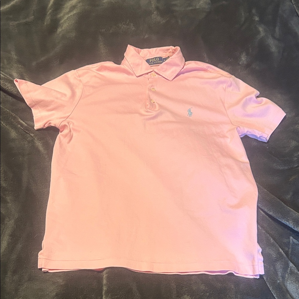 Polo by Ralph Lauren Light Pink Men's Polo Shirt